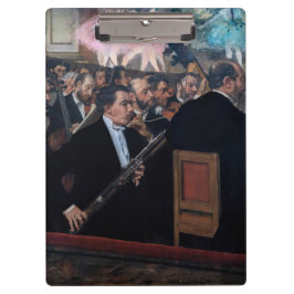 Edgar Degas - Orchester an der Oper Klemmbrett