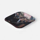 Edgar Degas - Orchester an der Oper Pappteller (Gewinkelt)