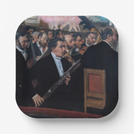 Edgar Degas - Orchester an der Oper Pappteller