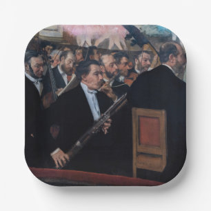 Edgar Degas - Orchester an der Oper Pappteller