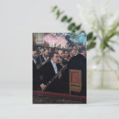 Edgar Degas - Orchester an der Oper Postkarte (Stehend Vorderseite)