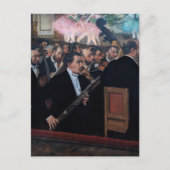 Edgar Degas - Orchester an der Oper Postkarte (Vorderseite)