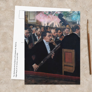 Edgar Degas - Orchester in der Oper Postkarte