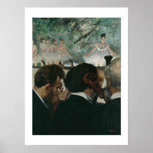 Edgar Degas   Orchestre Musicians Poster