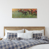 Edgar Degas - Pferderennen vor dem Start Leinwanddruck (Insitu (Schlafzimmer))