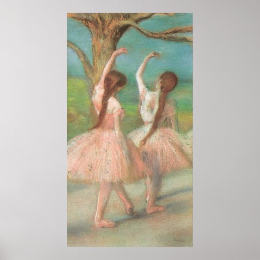 Edgar Degas Pink Dancer Poster (Vorne)