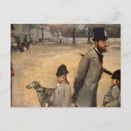 Edgar Degas | Place de la Concorde, 1875 Postkarte (Vorderseite)