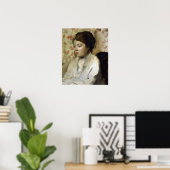 Edgar Degas Portrait of a Young Woman Poster (Heimbüro)