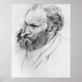 Edgar Degas | Portrait von Edouard Manet Poster (Vorne)