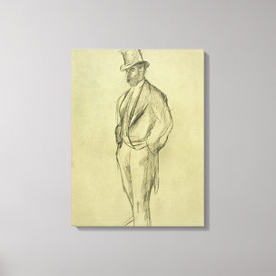 Edgar Degas   Portrait von Ludovic Halevy Leinwanddruck