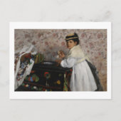 Edgar Degas | Portrait von Mlle Hortense Valpin � Postkarte (Vorderseite)