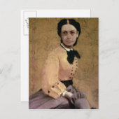 Edgar Degas | Portrait von Pauline de Metternich Postkarte (Vorne/Hinten)