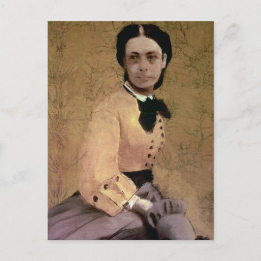 Edgar Degas | Portrait von Pauline de Metternich Postkarte (Vorderseite)