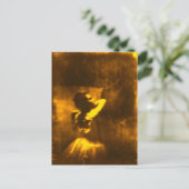 Edgar Degas Postcard mit Golden Ballet Dancer Postkarte (Stehend Vorderseite)