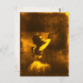 Edgar Degas Postcard mit Golden Ballet Dancer Postkarte (Vorne/Hinten)