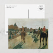 Edgar Degas Postkarte (Vorne/Hinten)