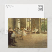 Edgar Degas Postkarte (Vorne/Hinten)