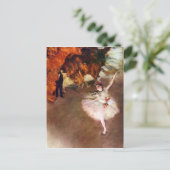 Edgar Degas - Prima Ballerina Postkarte (Stehend Vorderseite)