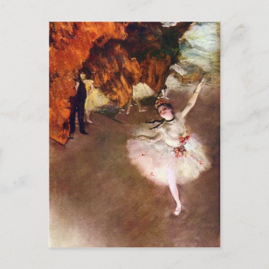Edgar Degas - Prima Ballerina Postkarte (Vorderseite)