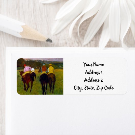 Edgar Degas Race Pferde in Longchamp (Insitu)