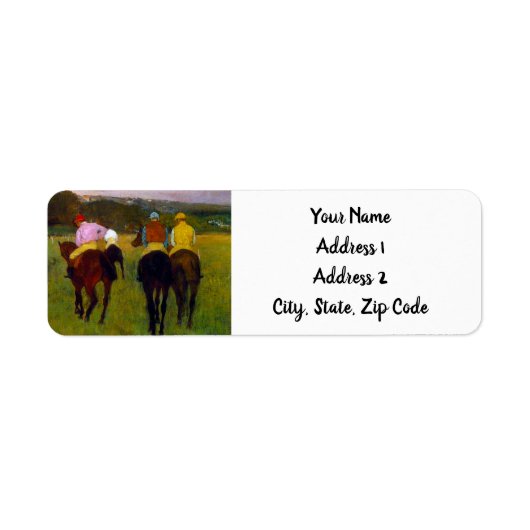 Edgar Degas Race Pferde in Longchamp (Vorne)