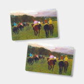 Edgar Degas Race Pferde in Longchamp Ausweis (Vorder- & Rückseite)