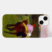 Edgar Degas Race Pferde in Longchamp Case-Mate iPhone Hülle (Rückseite (Horizontal))