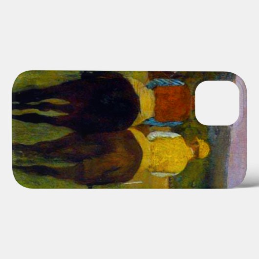 Edgar Degas Race Pferde in Longchamp Case-Mate iPhone Hülle (Rückseite (Horizontal))