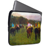 Edgar Degas Race Pferde in Longchamp Laptopschutzhülle (Vorne Rechts)
