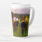 Edgar Degas Race Pferde in Longchamp Milchtasse (Rechte Ecke)