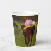 Edgar Degas Race Pferde in Longchamp Pappbecher (Links)