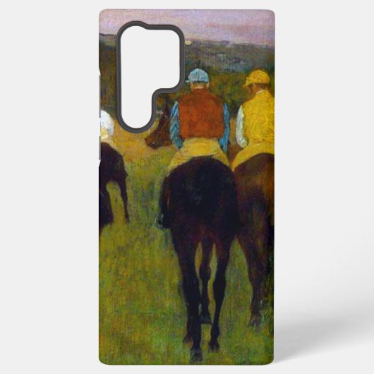 Edgar Degas Race Pferde in Longchamp Samsung Galaxy Hülle (Rückseite)