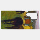 Edgar Degas Race Pferde in Longchamp Samsung Galaxy Hülle (Rückseite (Horizontal))