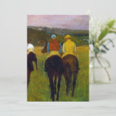 Edgar Degas Race Pferde in Longchamp Save The Date (Stehend Vorderseite)