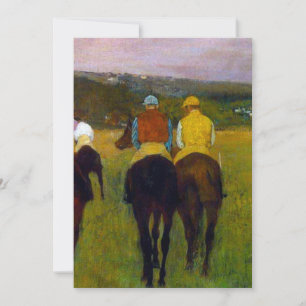 Edgar Degas Race Pferde in Longchamp Save The Date