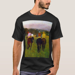 Edgar Degas Race Pferde in Longchamp T-Shirt