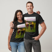 Edgar Degas Race Pferde in Longchamp T-Shirt (Unisex)