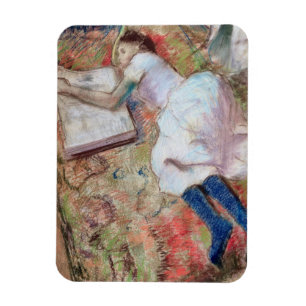 Edgar Degas   Reader Lying Down, c.1889 Magnet