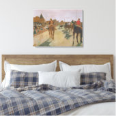 Edgar Degas | Reitpferde vor den Ständen Leinwanddruck (Insitu (Schlafzimmer))