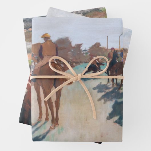 Edgar Degas - Rennauswahl Geschenkpapier Set (Beispiel)