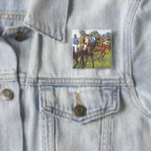 Edgar Degas - Rennpferd-Jockey-Bäume Rennpferde Button (Beispiel)