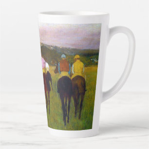 Edgar Degas Rennpferde in Longchamp Milchtasse
