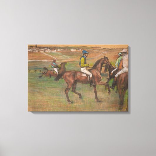 Edgar Degas - Rennpferde Leinwanddruck (Vorderseite)
