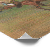 Edgar Degas - Rennpferde Poster (Ecke)