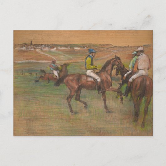 Edgar Degas - Rennpferde Postkarte (Vorderseite)