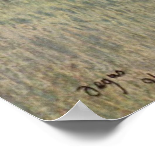 Edgar Degas - Rennpferde Training 1894 Poster (Ecke)