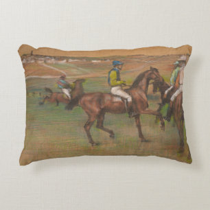 Edgar Degas - Rennpferde Zierkissen
