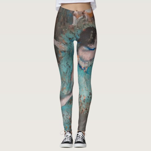 Edgar Degas Sängerin Green Dancer Leggings (Vorderseite)