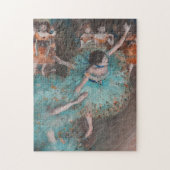 Edgar Degas Sängerin Green Dancer Puzzle (Vertikal)