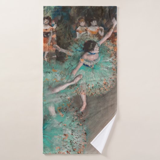 Edgar Degas - Schwuchender Tänzer / Tänzer in Grün Badhandtuch Set (Badehandtuch)